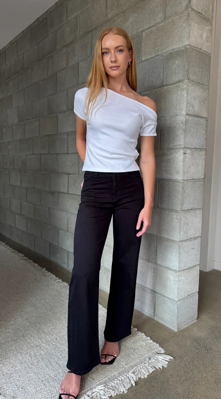 Junkfood Ruby May  SHORT STUFF Jeans -Black