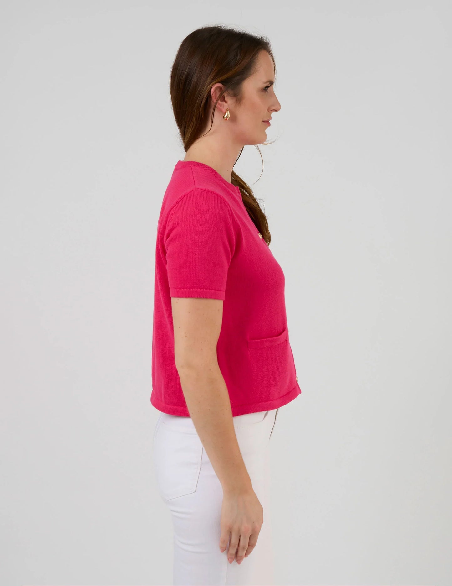 Stella + Gemma Rue Cardi - Barbie Pink