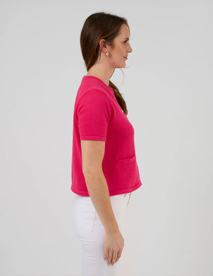 Stella + Gemma Rue Cardi - Barbie Pink