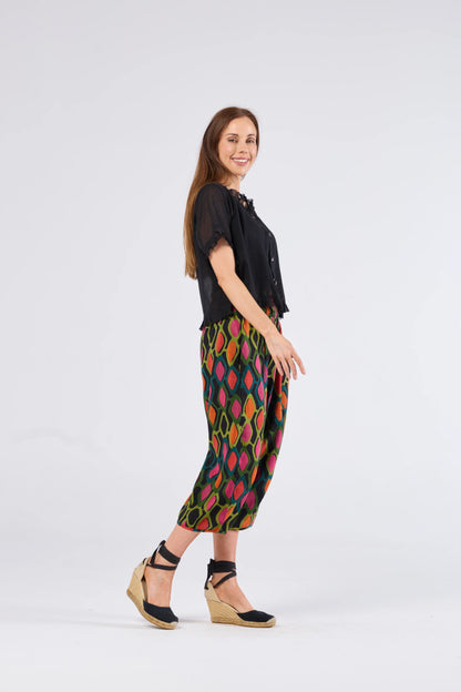 Au Hasard D'un Voyage Frill Seeker Top - Black