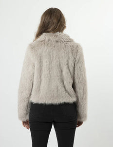 Stella + Gemma Fur Baby Jacket Champagne