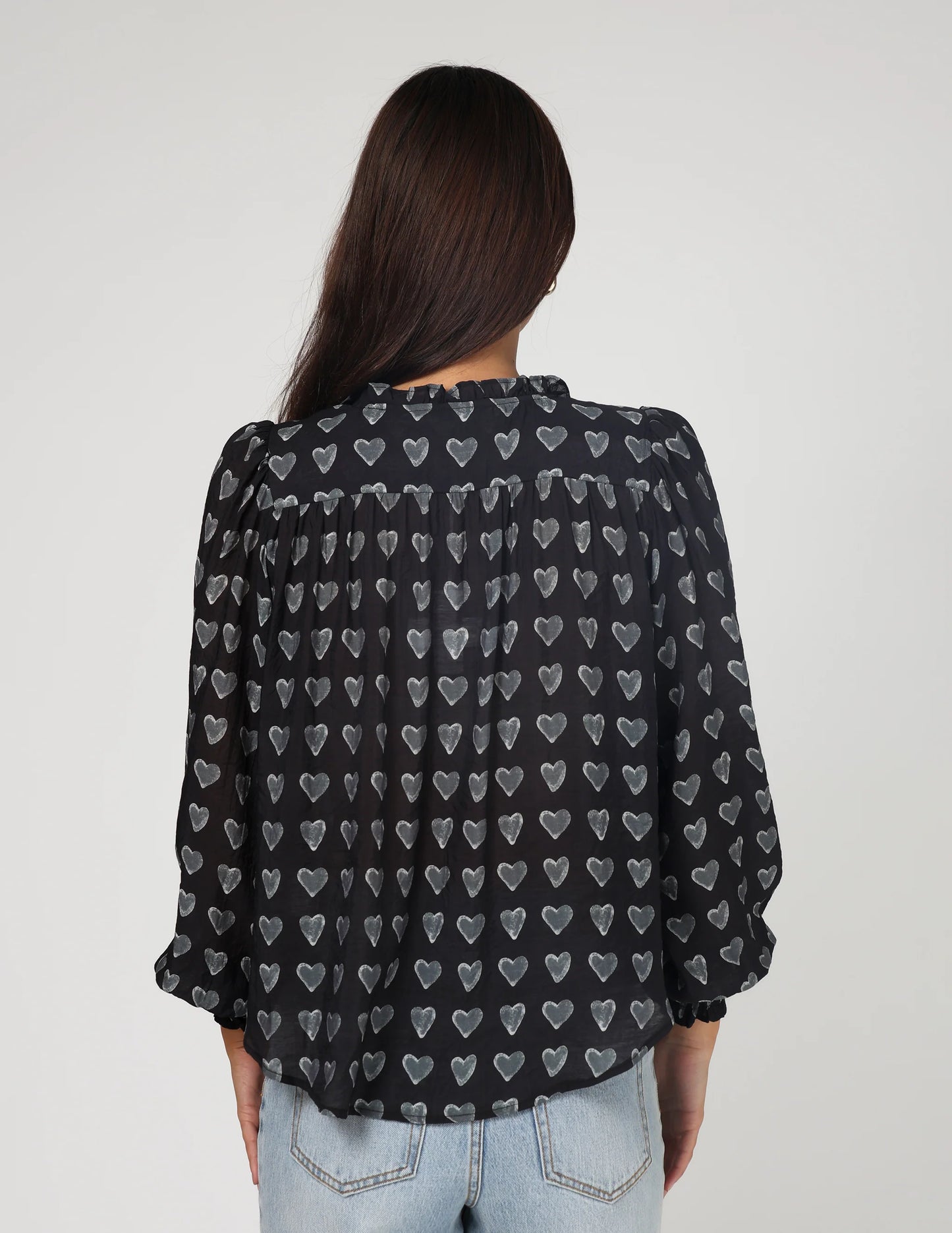 Stella + Gemma Matilda Blouse - Dark Heart