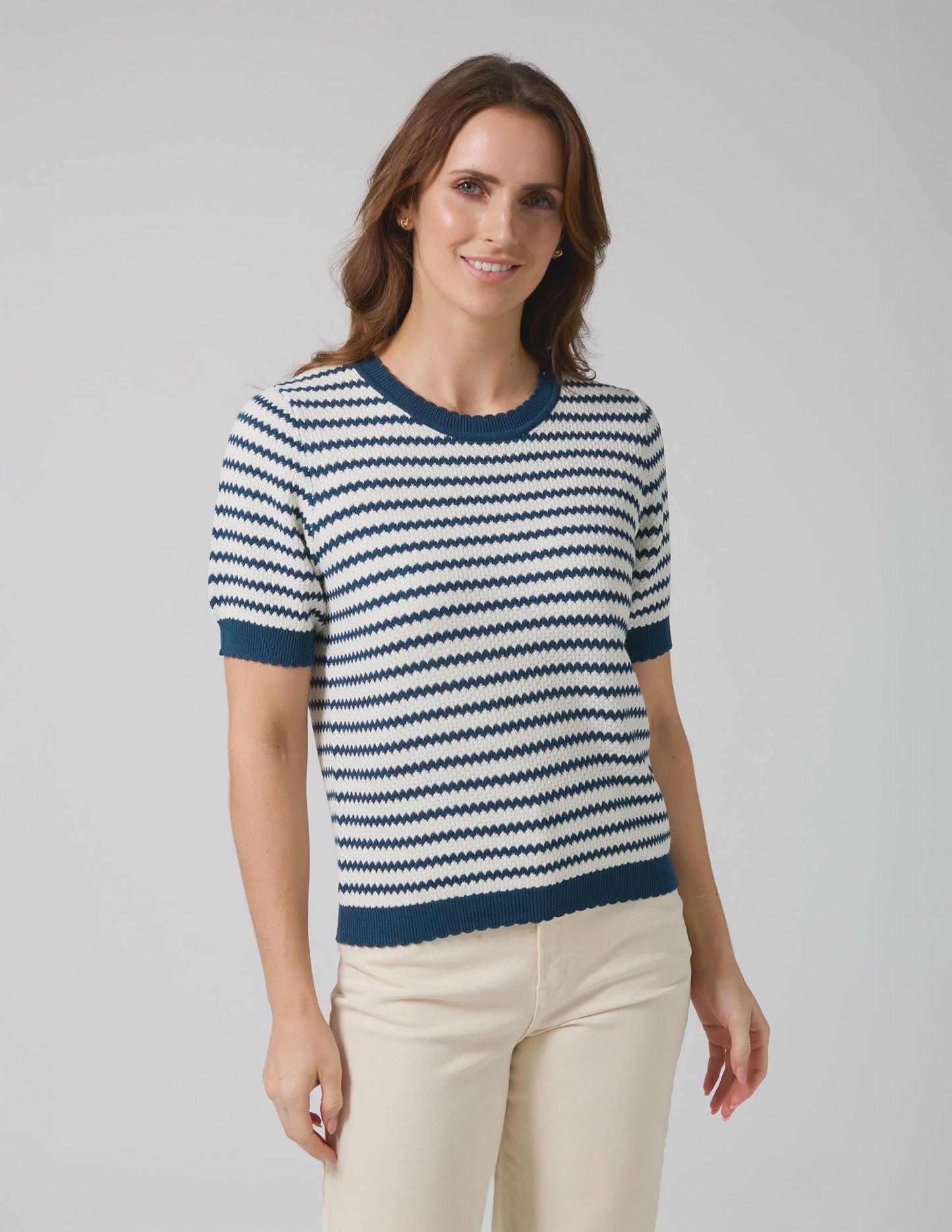 Stella + Gemma Charly Top - Navy Stripe