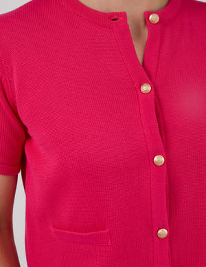 Stella + Gemma Rue Cardi - Barbie Pink