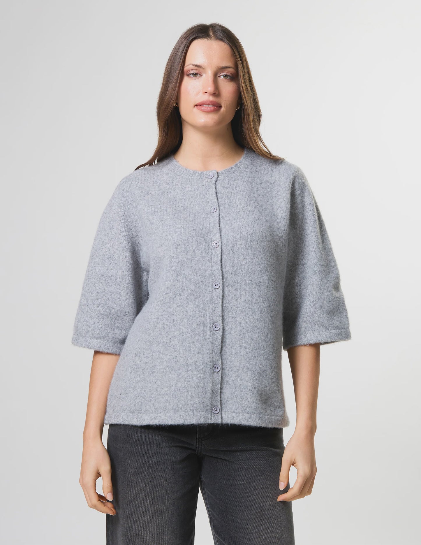 Stella + Gemma Hansel Cardigan - Grey Marle