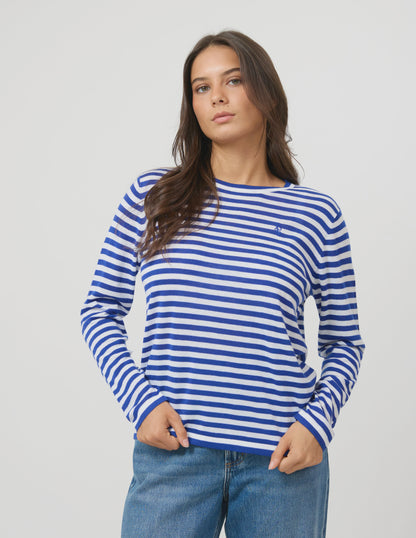 Stella + Gemma Mondo Knit - Cobalt Stripe