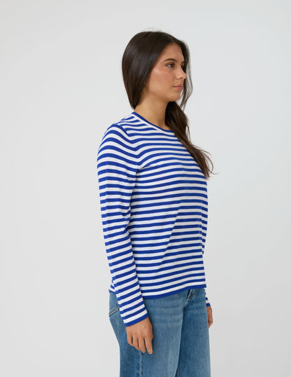 Stella + Gemma Mondo Knit - Cobalt Stripe