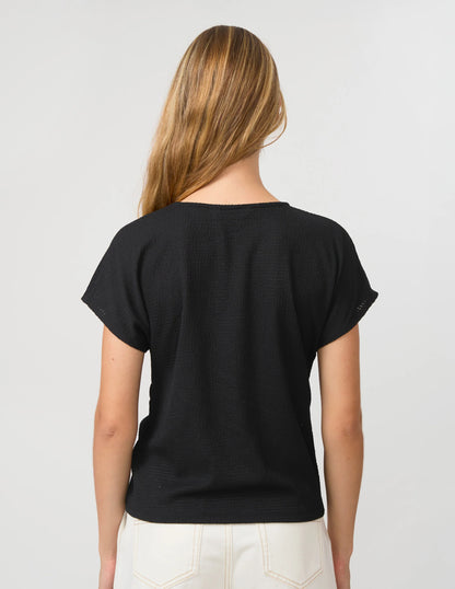 Stella + Gemma Cara Top - Black