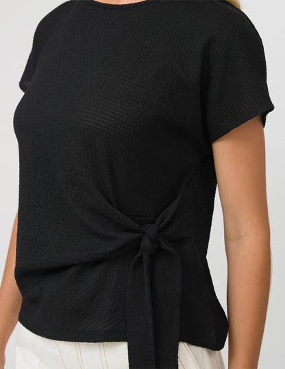 Stella + Gemma Cara Top - Black