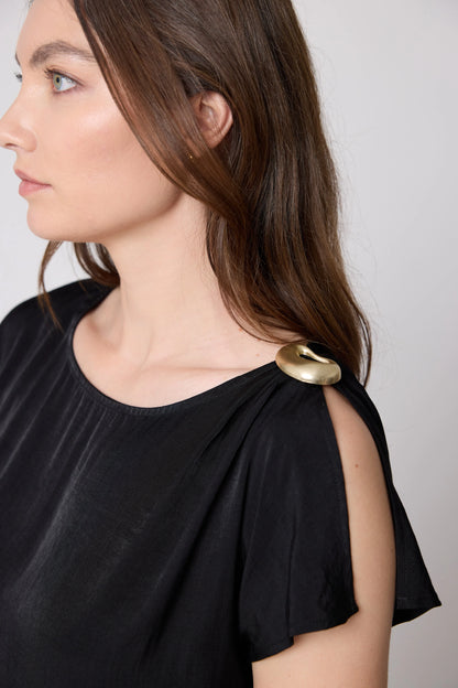 Stella + Gemma Daphne Top - Black