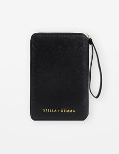 Stella + Gemma Getaway Travel Wallet - Black