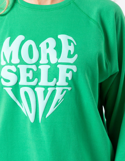 Stella + Gemma Everyday Sweater  More Self Love Emerald