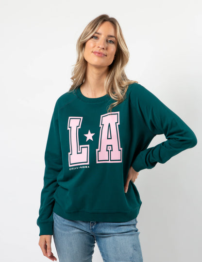 Stella + Gemma Classic Sweater - Forest LA