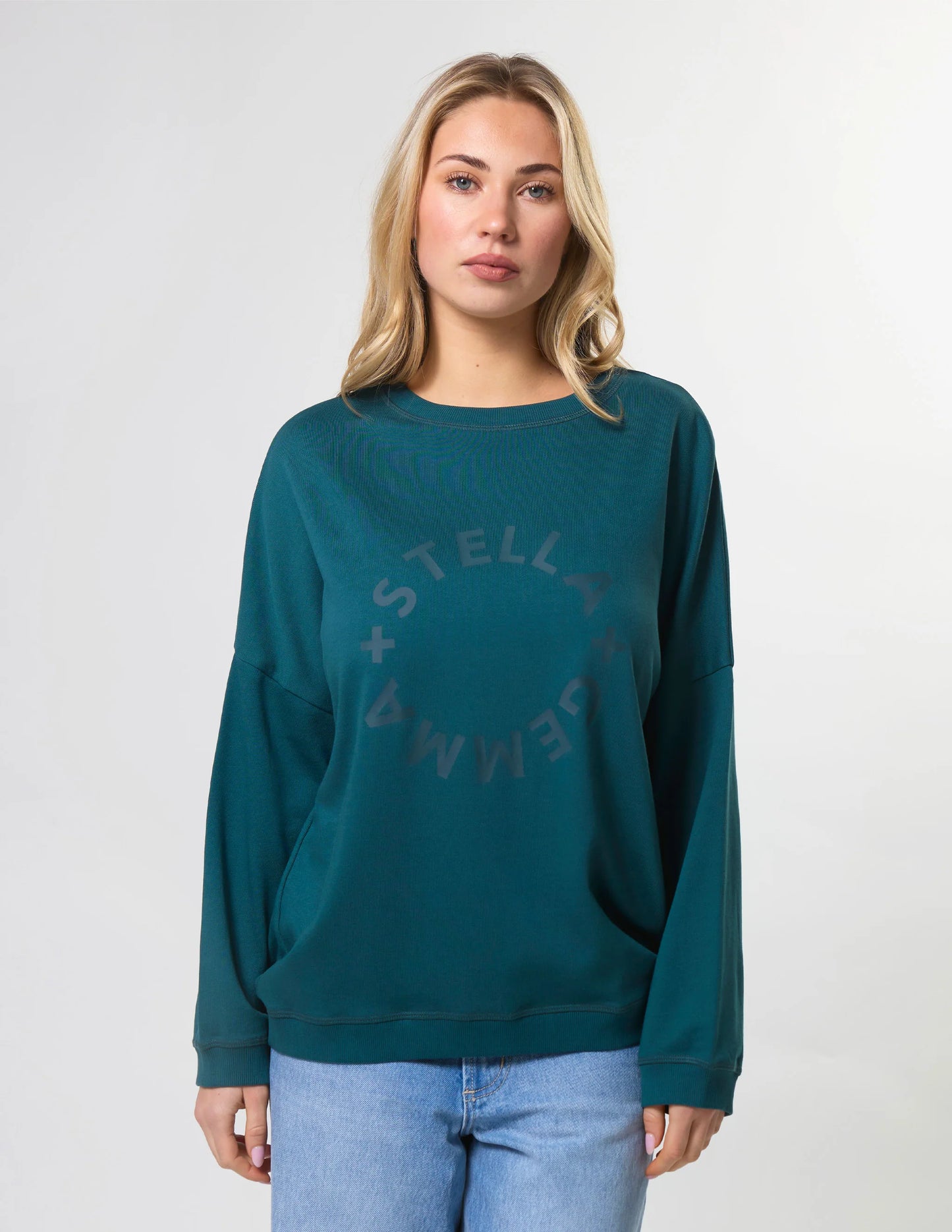 Stella + Gemma Newport Sweat - Teal Rotation