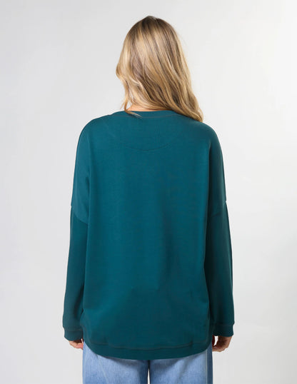 Stella + Gemma Newport Sweat - Teal Rotation