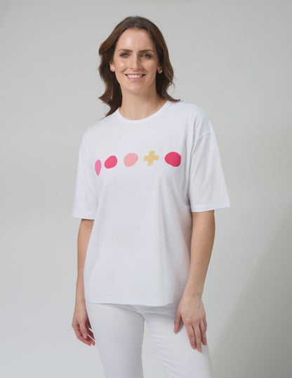 Stella + Gemma Classic Tee - White Isola Bella