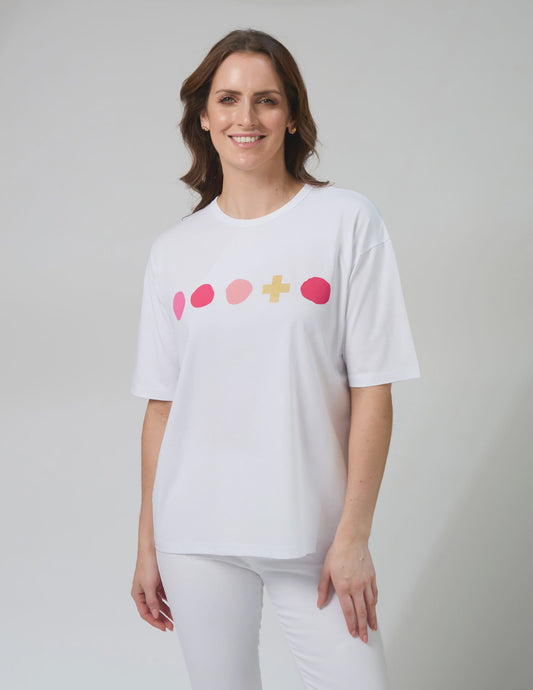 Stella + Gemma Classic Tee - White Isola Bella