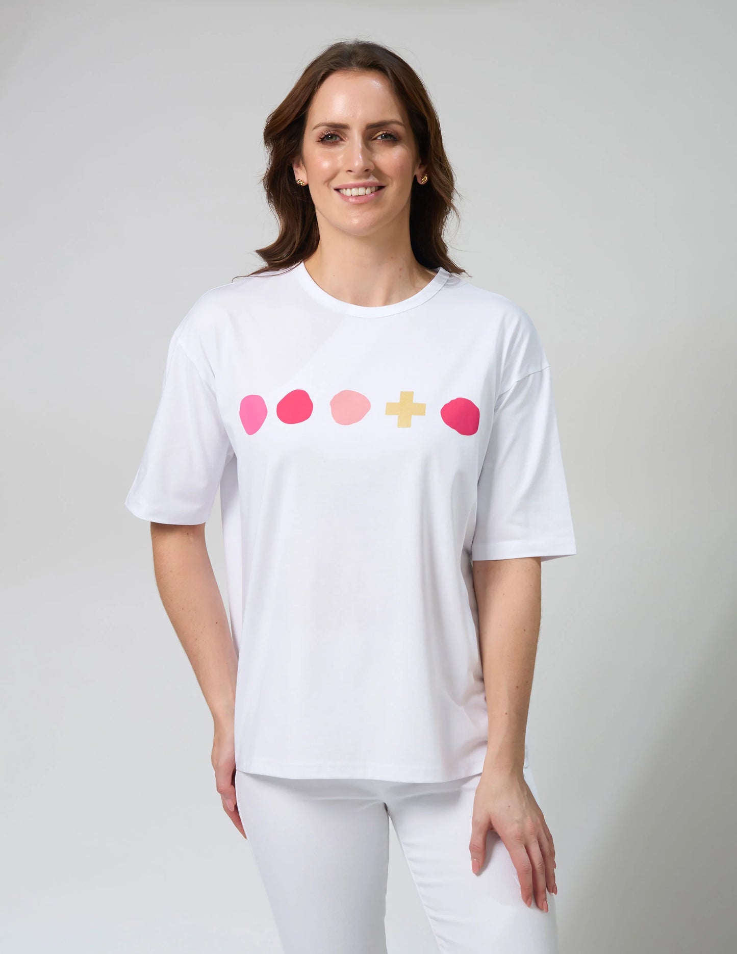Stella + Gemma Classic Tee - White Isola Bella