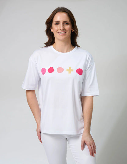 Stella + Gemma Classic Tee - White Isola Bella