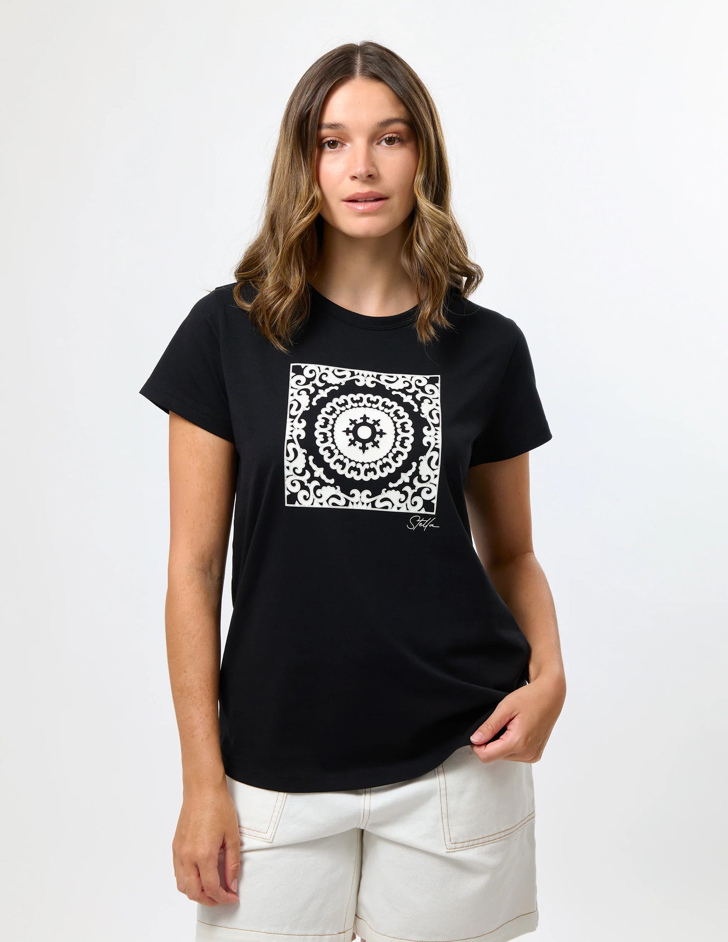 Stella + Gemma Classic Tee - Black Onyx Patch