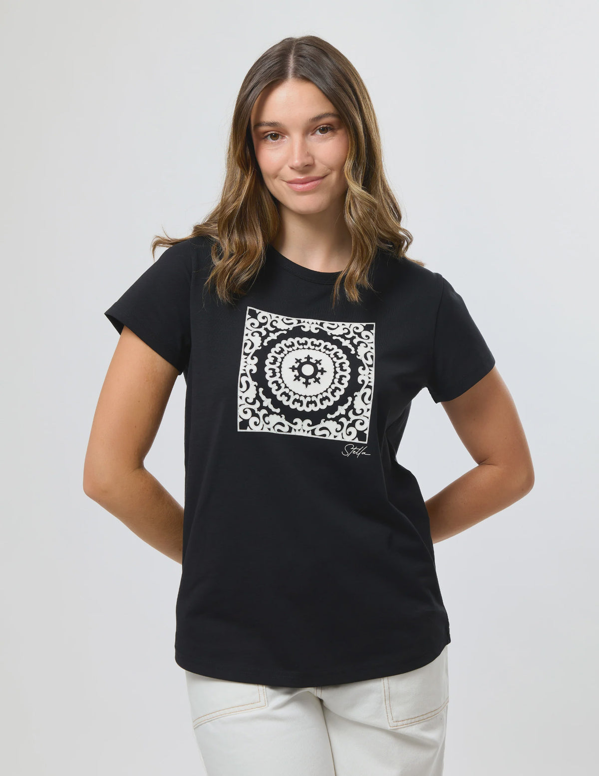 Stella + Gemma Classic Tee - Black Onyx Patch