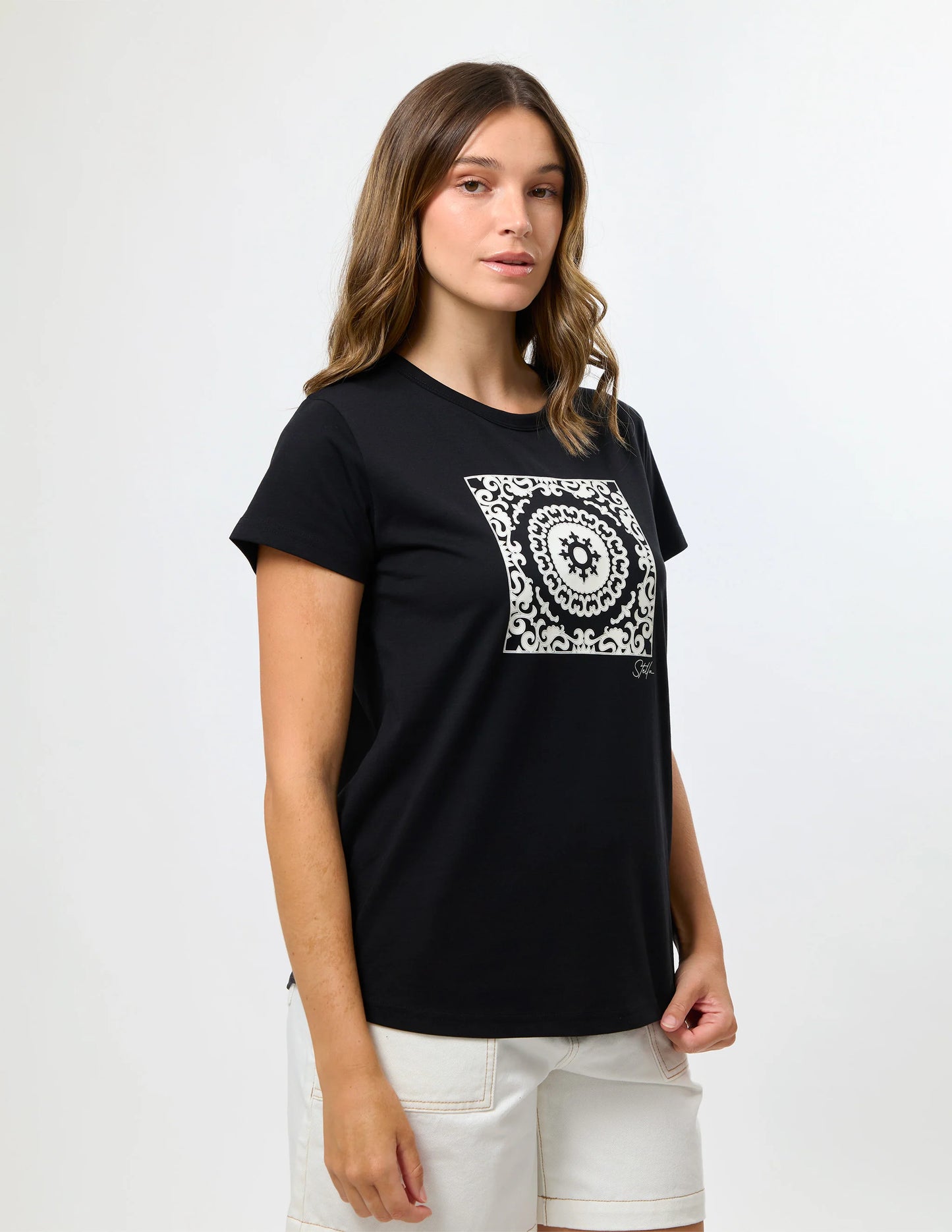 Stella + Gemma Classic Tee - Black Onyx Patch