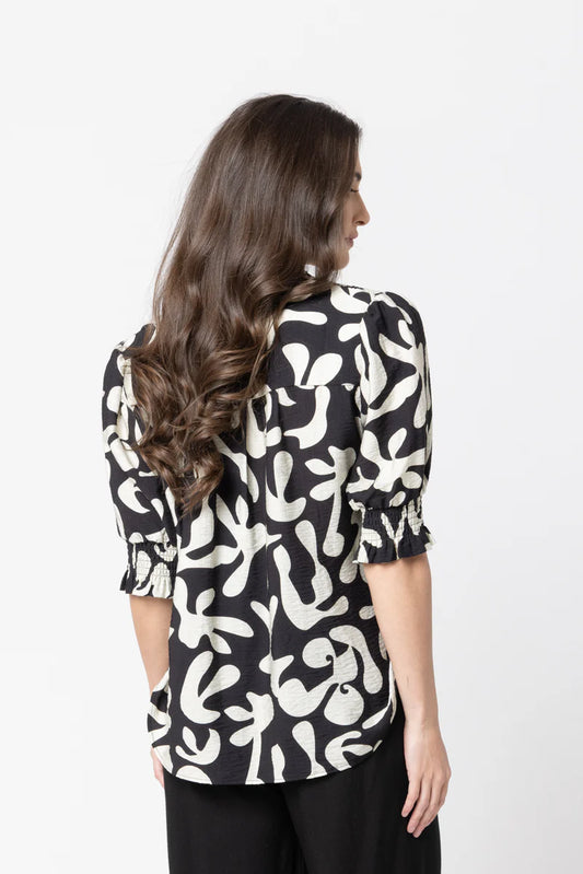 Seeking lola Gifted Top - Bold Ink