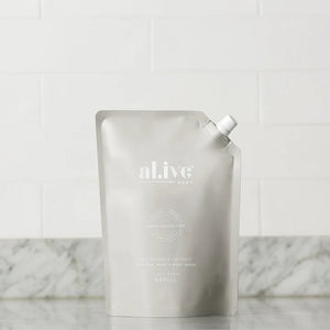 al.ive Body Hand & Body Wash Refill - Sea Cotton & Coconut Wash