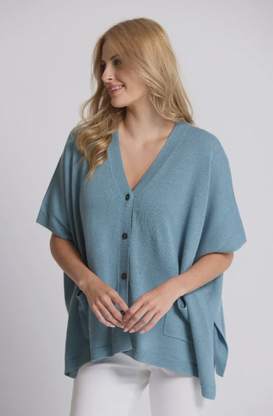 Stella + Gemma Elliot Cardigan - Duck Egg