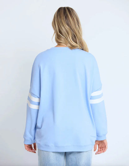Stella & Gemma Newport Relaxed Crew - Cornflower True Icon