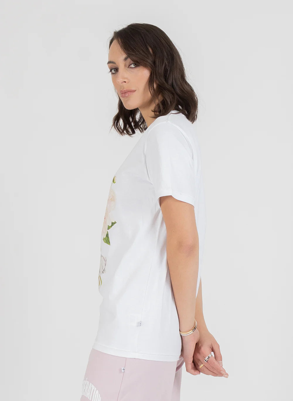 Federation Rush Tee  Peony's Ducted - White