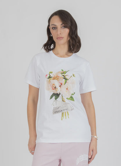 Federation Rush Tee  Peony's Ducted - White