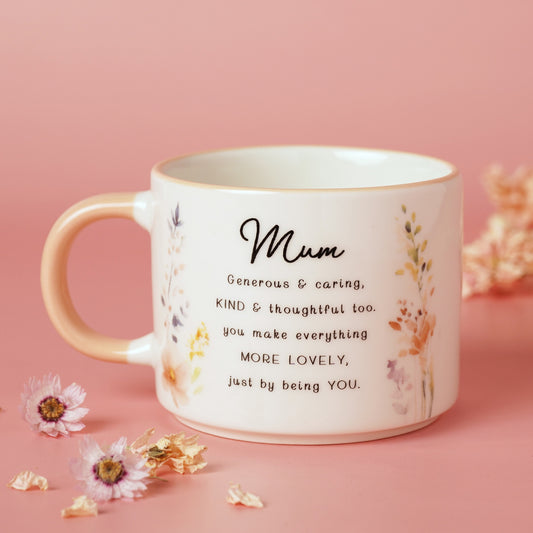 Carolina The Cottage Garden Peach Mug - Mum