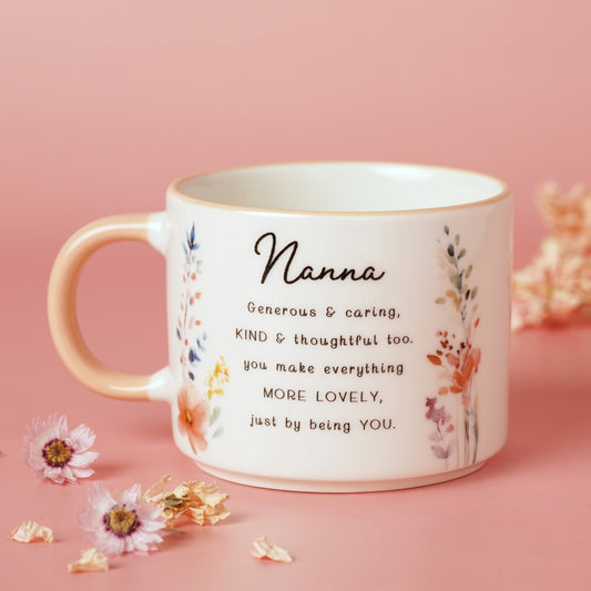 Carolina The Cottage Garden Peach Mug - Nanna