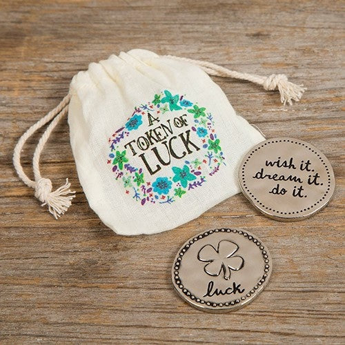 Artisanal Token Giving In Bag  - Luck