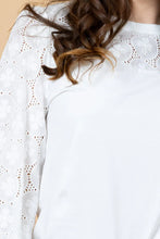 Load image into Gallery viewer, Charlo Tommy Embroidered Top - White
