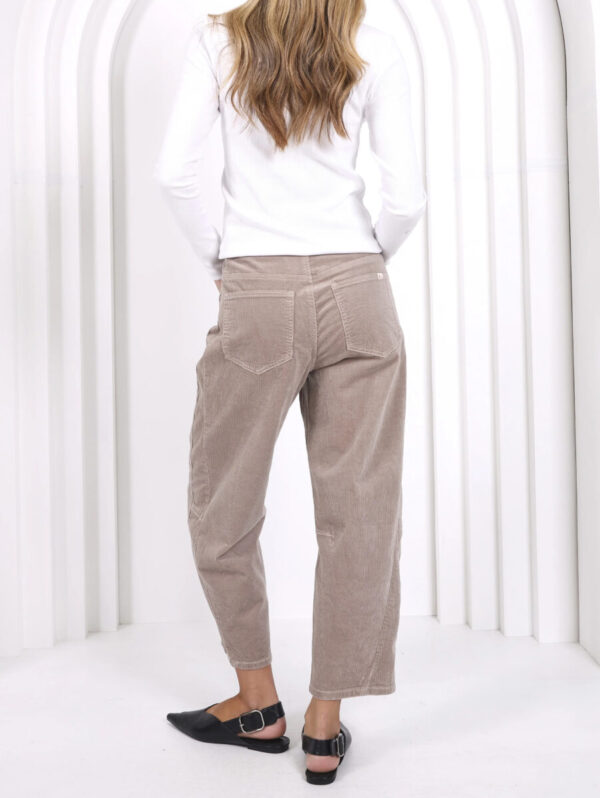 Monaco Jeans Toni Barrel Jean - Corduroy Latte