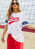 Hammill & Co Retro Tee Love - White