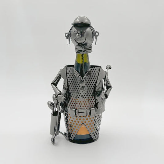 J & M Wine Bottle Holder - Golf