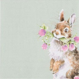 Image Gallery Napkins Country Rabbit