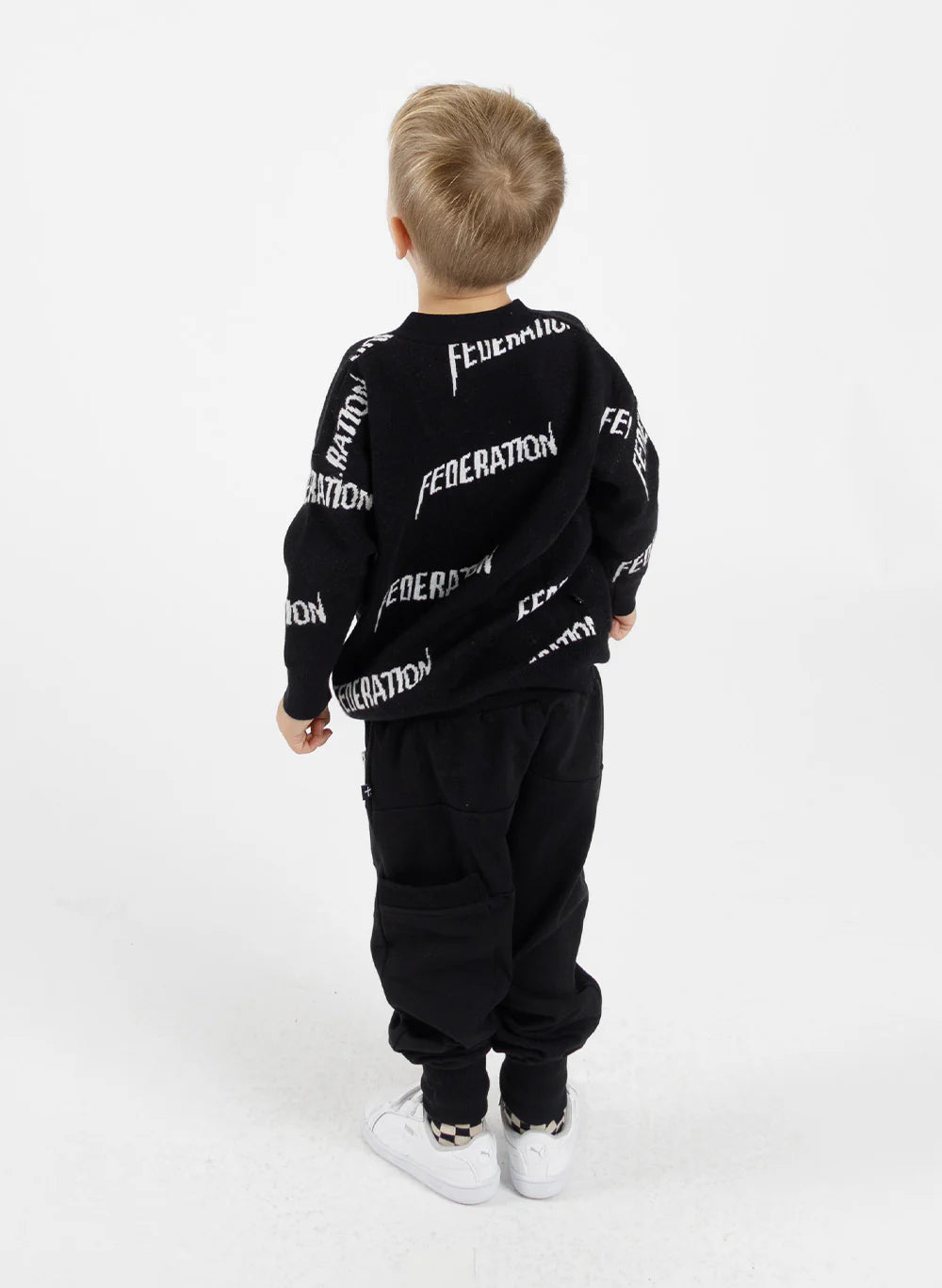 Federation Mini KIDS Playground Trackies  - Black