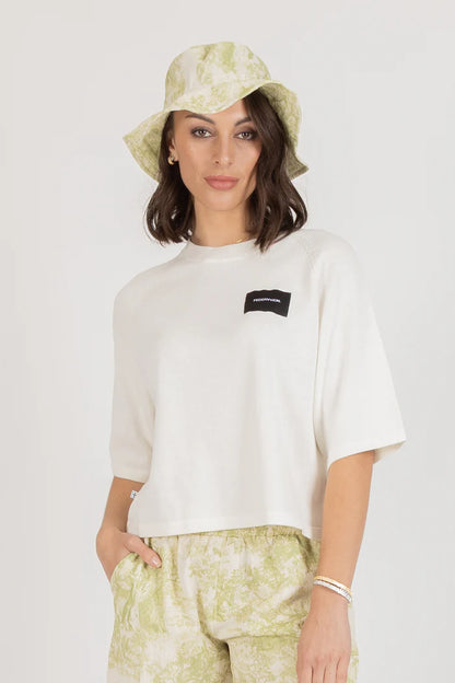 Federation Badge Knit Top - Ivory