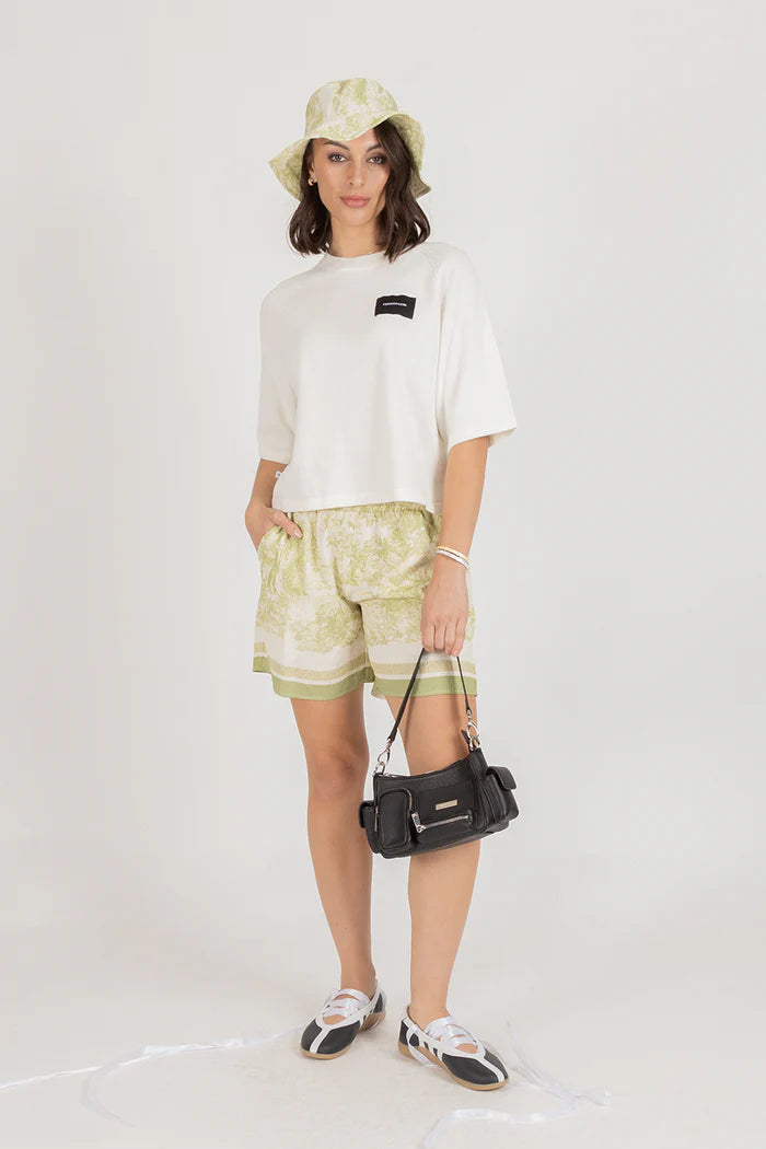 Federation Badge Knit Top - Ivory