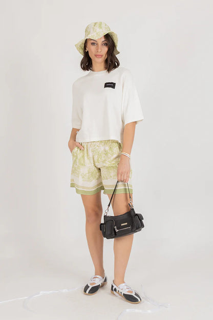 Federation Badge Knit Top - Ivory