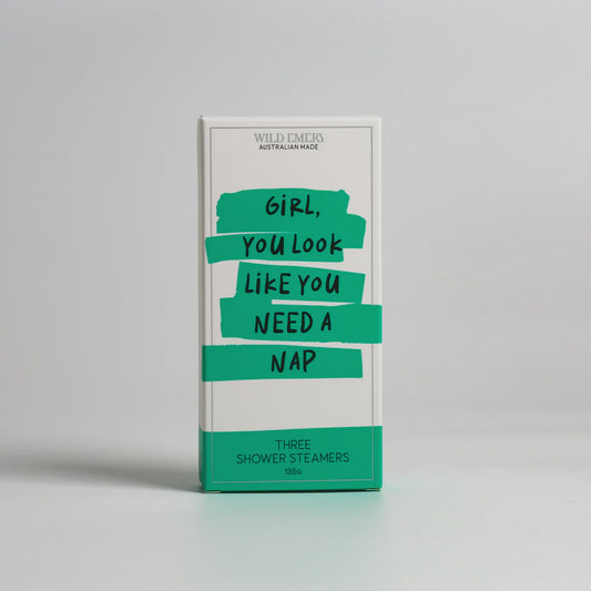 Ha Naturally Shower Steamers Pack of 3 - Girl, You look like you need a Nap