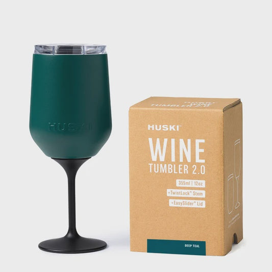 Huski Wine Tumbler 2.0 - Deep Teal (Limited Release)