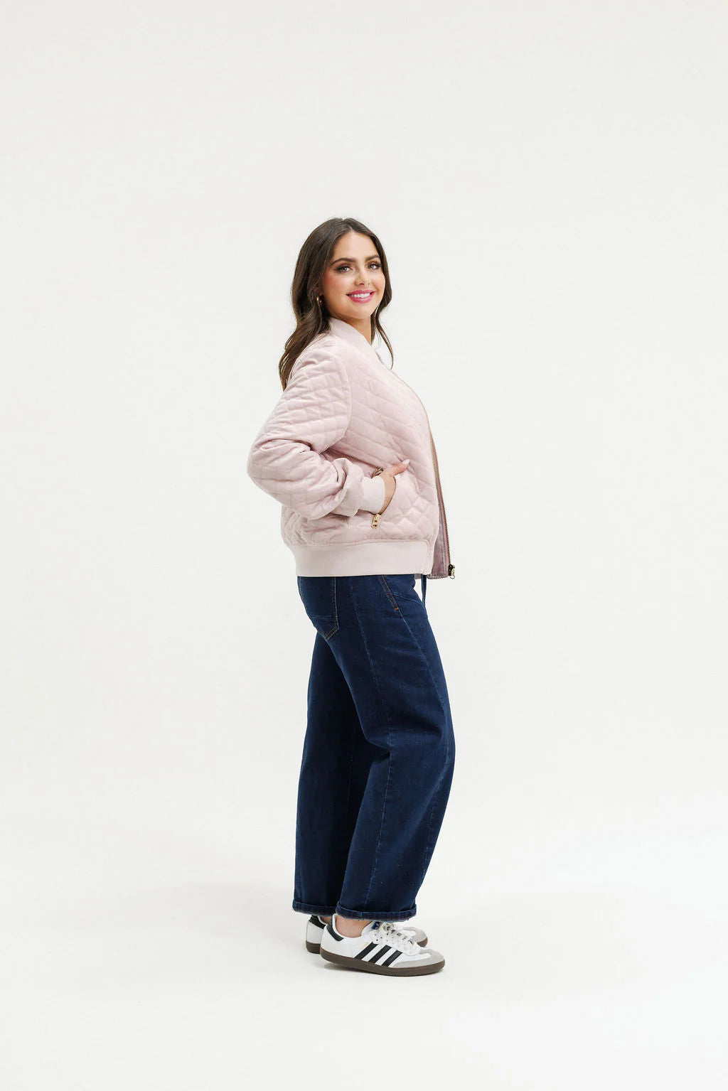Homelee Wyld Bomber - Quilted Rose