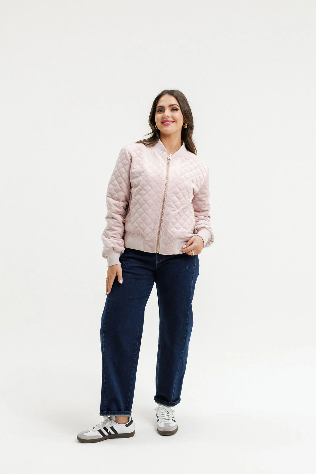 Homelee Wyld Bomber - Quilted Rose