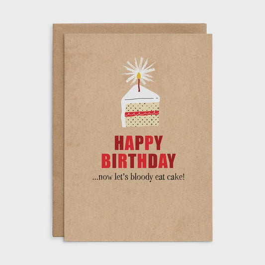 Defamations Card - Let's bloody eat cake!