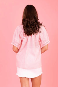 Charlo Zara Top Pink